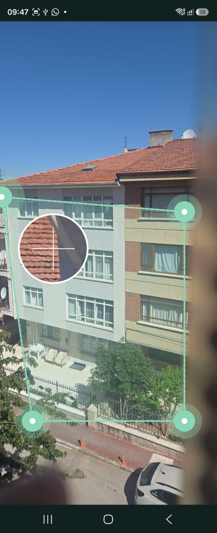 Hotspot ile ölçüm alanı ayarı