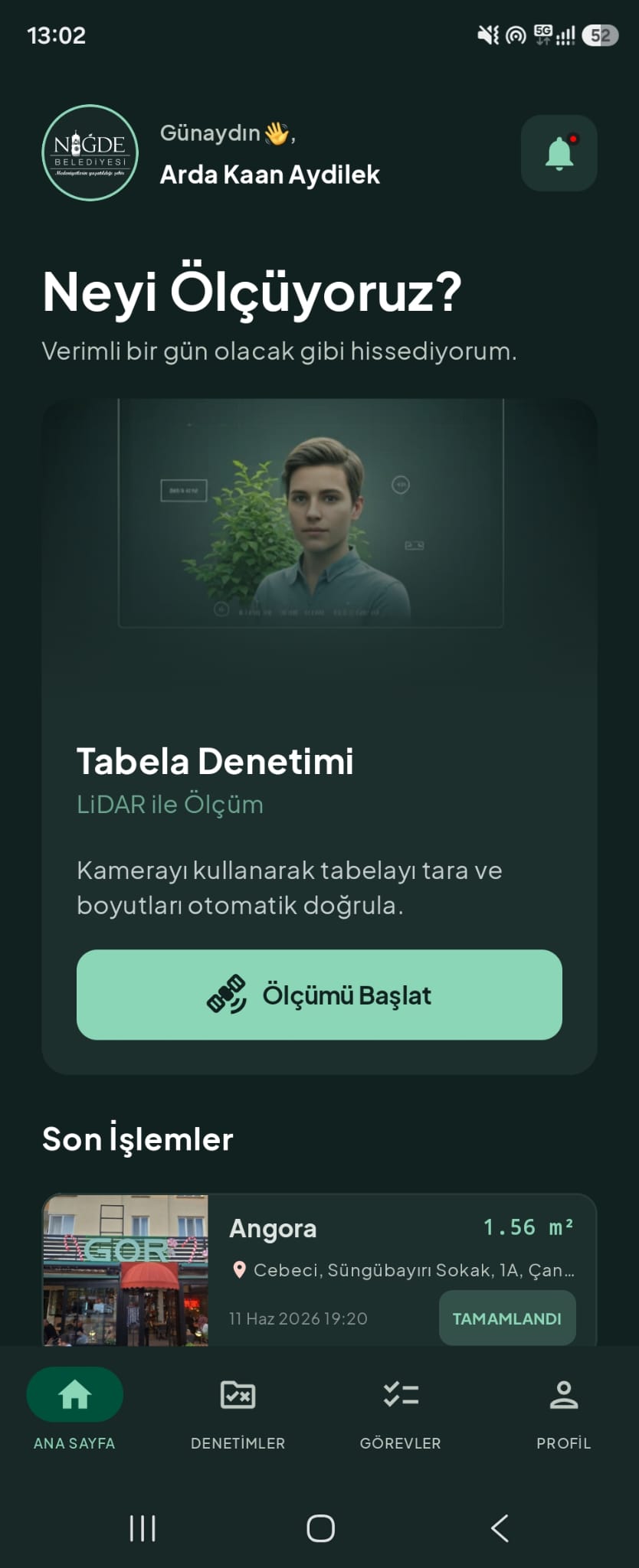 Ana ekran — Neyi Ölçüyoruz
